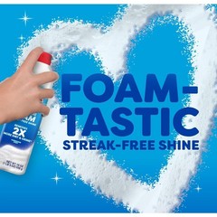No-Drip Aerosol Glass Cleaner Spray, Streak-Free Foam Formula, 19 Ounce Bottle