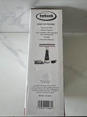 Ewbank Extendable Window Squeegee Cleaner/Vac Vacuum Suction Windows Showers New