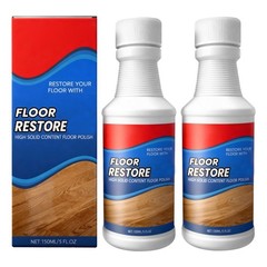 2Pcs Floor Restore Cleaner & Polish,High Solid Content Floor Polish For Shine…