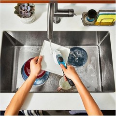 Good Grips Soap Dispensing Dish Scrub Brush, Cleaning Brush for Kitchen