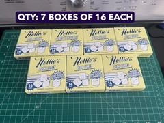 112-COUNT 7-pack lot NELLIE’S DISHWASHER CUBES PODS ECO FRIENDLY PLASTIC FREE