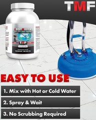 GroutMaster Tile and Grout Cleaner – Fast-Dissolving Powdered Solution for De…