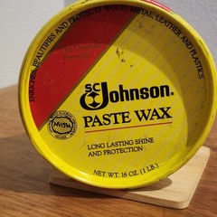 SC Johnson Paste Wax The Original Formula 16 oz 95% Full Discontinued Vintage
