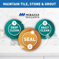 Miracle Sealants Tile Stone Cleaner 31.98 Fl Oz Safe for Food Areas pH Neutral