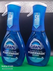 X2 Dawn Platinum Plus Powerwash Spray Dish Soap Fresh Clean Scent 16 Fl Oz 1F3