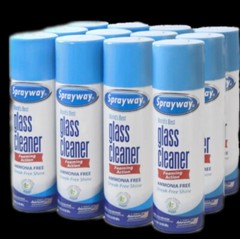 Sprayway World’s Best Glass Cleaner, Value Pack, Fresh scent 19oz each -12 Pack