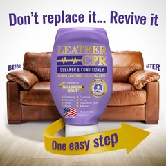 Cleaner and Conditioner 18oz. Bring Leather Back To Life on Furniture, Car Se…
