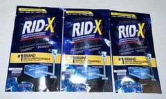 Rid-X Septic System Treatment Septi Pacs 3 Month Dose Per Pack 3.2oz – Lot of 3