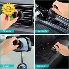 Auto Detail Brush Set 2 Pack Tire Shine Applicator High Density Car Wash Kit