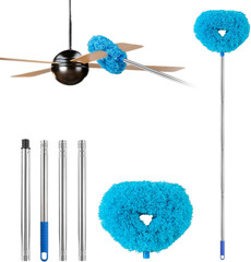 Ceiling Fan Cleaner Duster Reusable Microfiber Ceiling Fan Blade Cleaner Removab