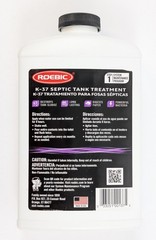 Roebic K-37 Septic Tank Treatment 32 oz 1 Quart Set of 3