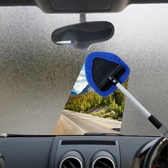 Windshield Cleaning Tool Kit Car Window Glass Wiper Cleaner Brush Pad Extendable
