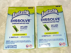 Fantastik Dissolve Concentrated Pod Kitchen Cleaner Refills 2 Packs of 2 Each
