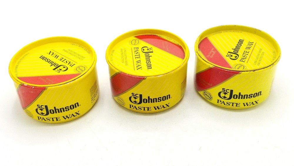 Lot 3 SC Johnson’s Paste Wax Original Formula 16oz 1/2 / 3/4 Full
