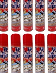 ( LOT 10 ) Love My. Carpet Foaming Cleaner, Fights Odor, Spray & Vacuum 9.7 OzEa