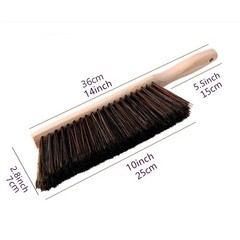 Soft Bristle Hand Brush Wooden Handle for Woodworking Shop Bench, Sawdust Rem…