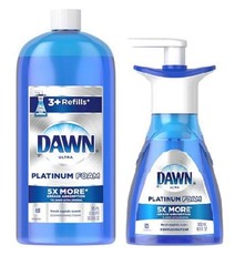 Dawn Platinum Erasing Dish Foam, Dishwashing Soap Pump 41 Fl Oz (Pack of 1)