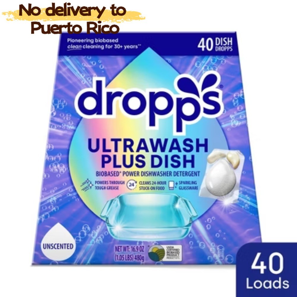 Plus Biobased Detergent Pods – Unscented – 16.93oz/40ct