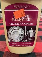 Weiman Tarnish Remover, 16 fl oz , For Silver & Copper Mostly Full