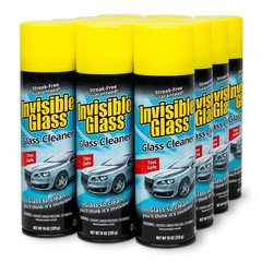Invisible Glass 91164-12PK Premium Aerosol Glass and Window Cleaner for Auto and