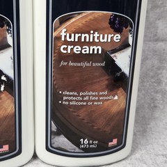 2x Thomasville Furniture Cream 16oz Wood Polish Cleaner Restores Shine New