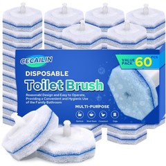 ® 60pcs Disposable Toilet Brush. Bathroom Cleaning. Disposable Bowl Cleaners …