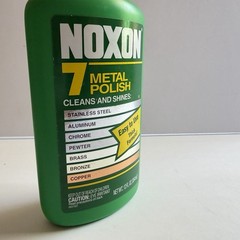 Vintage NOXON 7 Metal Polish 12 Oz Liquid Discontinued Approx 95% Full Cleaner