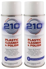Sumner Laboratories 23304C-2PK 210 Plastic Cleaner/Polish Aerosol – 28 fl. oz.,
