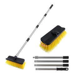 Car Wash Brush with 55″ Long Handle | Car Wash 10″ Dip Soft Brush | No Scratc…