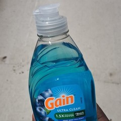 Gain Ultra Clean Dishwashing Liquid Honey Berry Hula Scent 8 fl oz