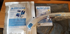 JINCLEAN TOILET CLEANER, 1 WAND, 12 REFILLS LEMON SCENT NEW (Made in Korea)