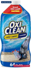 OxiClean Large Carpet Cleaner Liquid Solution, 64 fl oz | Steam Cleaning Machine