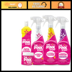 Miracle Cleaning Bundle – Multi-Purpose Paste, Spray, Foam & Cream Cleaners Kit