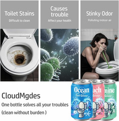 Beverage Can Toilet Bowl Cleaner,Septic Toilet Bowl Tablets in Bottles, Automati