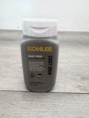 KOHLER K-23725-NA Cast Iron Cleaner, for Kitchen and Bathroom, 8 Oz Bottle,