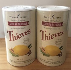 2 PACK!!! Young Living Thieves Kitchen and Bath Scrub 14oz each