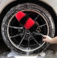 Car Wheel Rims Detailing Brush Wheel Brush Cleaning Tire Seat Car Engine Wash