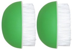 Set Of 2 Vegetable Brushes Tough Scrubber Green A Quality Everyday Essential