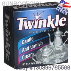 TWINKLE Silver Polish Cleaner Anti-Tarnish Paste – NEW