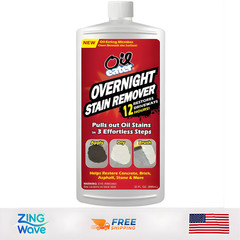 32 oz Overnight Oil Stain Remover for Concrete Driveway, Garage, Pavers – 1 Pack