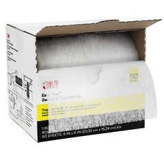 3M Easy Trap Sweep and Dust Sheets: 8 in. x 6 in. (White) *60 sheets