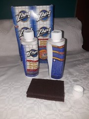ZAP! Professional Cleaner Porcelain Fiberglass Tile & Grout Restorer 2-10oz Read
