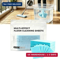 100 Piece Multi-Surface Floor Cleaning Tablets, Multi Effect Floor Cleaner Sheet