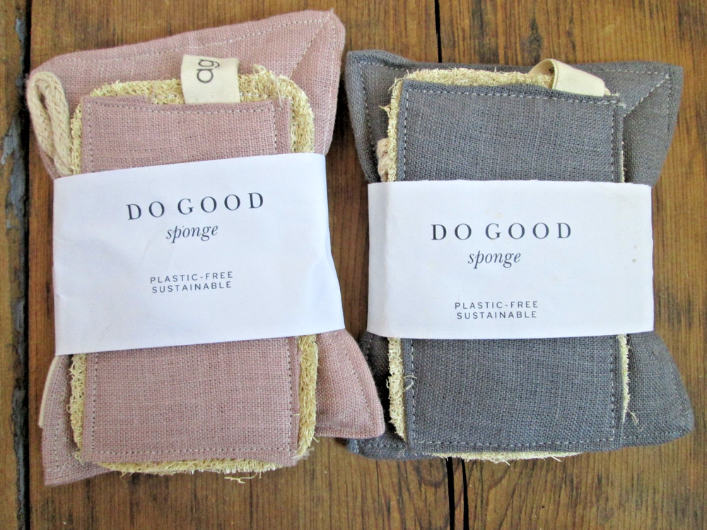 NEW Lot DO GOOD Sponge Plastic Free Sustainable Linen Plant Based Loofah USA