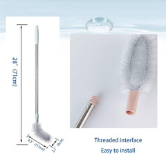 2 Pack 28″ Long Bottle Brush, 3 & 5 Gallon Bottle Cleaner Brush, Nylon Bristles