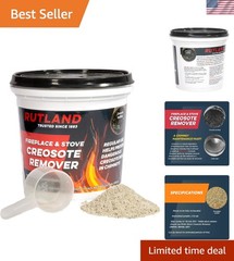 Rutland Fireplace & Chimney Cleaner – 2 lb Granular Creosote Remover with Cherry