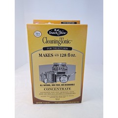 Dutch Glow Cleaning Tonic Kitchen Concentrate All Natural Non-Toxic Makes 128oz
