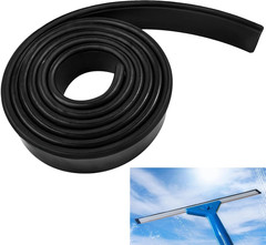 Premium Silicone Squeegee Rubber Replacement – 41in Roll | Versatile Black