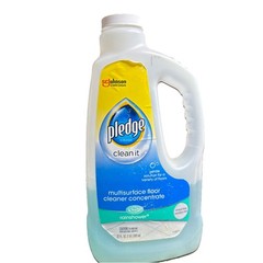 Pledge Floor Care Concentrate Multi-Surface Cleaner 32 oz Rainshower 1/2 Full