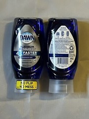2 Ct Dawn Ultra 12.4 Oz Platinum 4X Grease Clean Power EZ Squeeze Dish Liquid